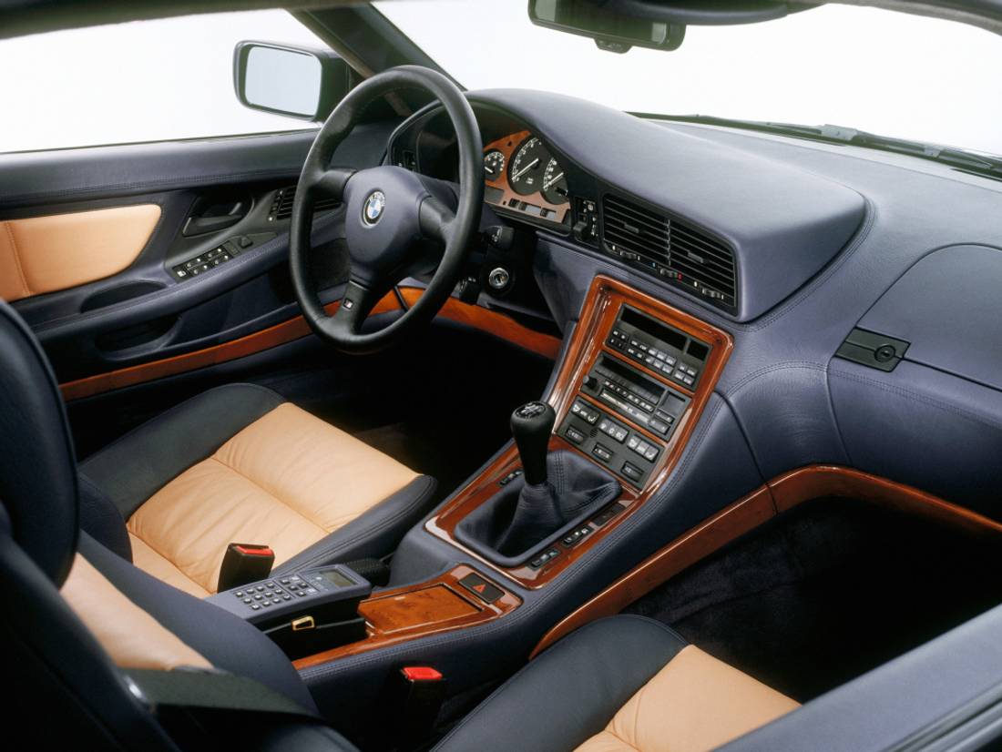 bmw 850i interior