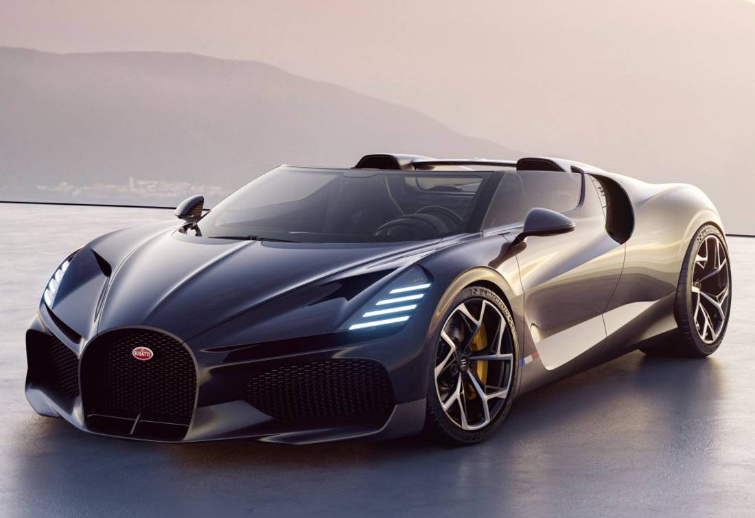 Dit is de allerlaatste Bugatti met W16-motor ooit: de Mistral