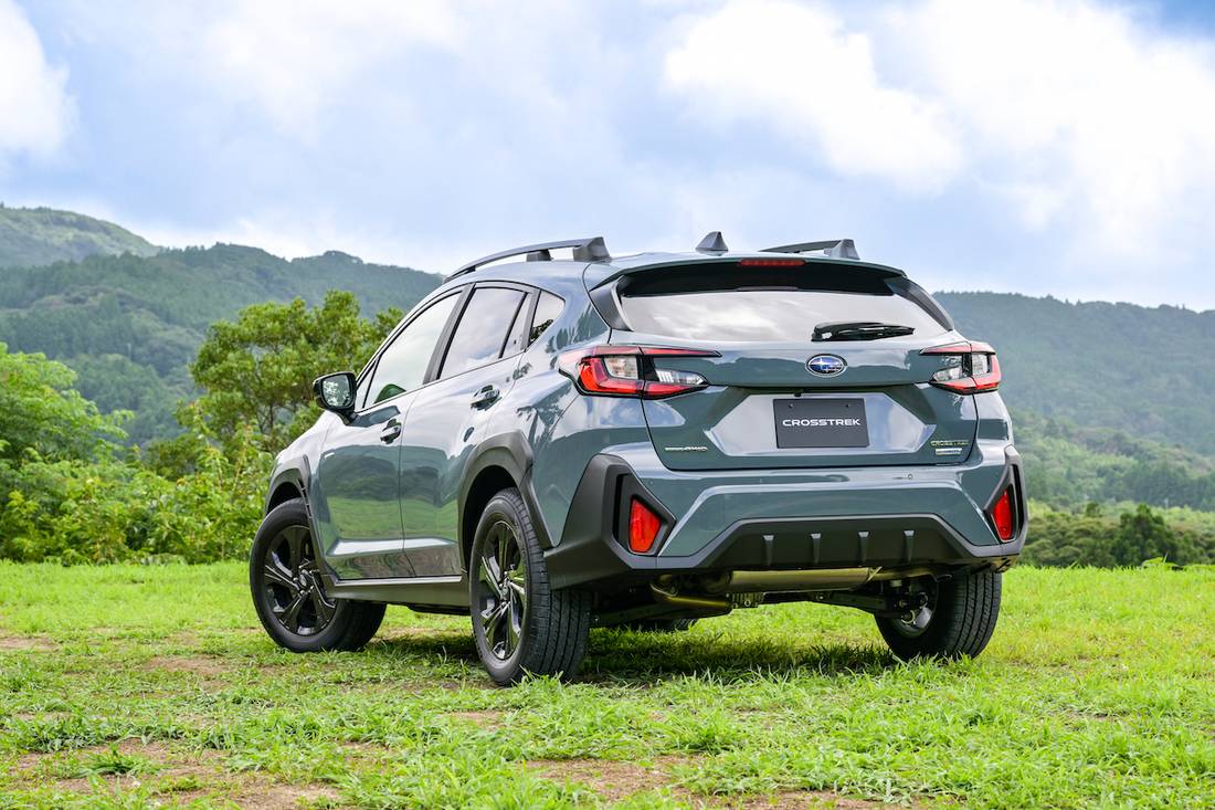 Subaru Crosstrek (2022) statisch, achteraanzicht