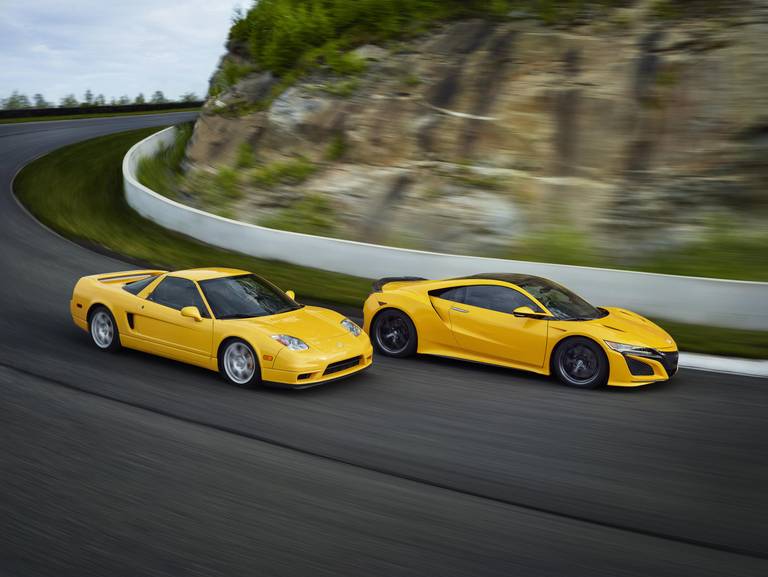 2020 NSX featuring Indy Yellow Pearl